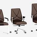 Arch Chair Conference Chair Swivel Chair 3d model