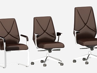 Arch Chair Conference Chair Swivel Chair 3d model