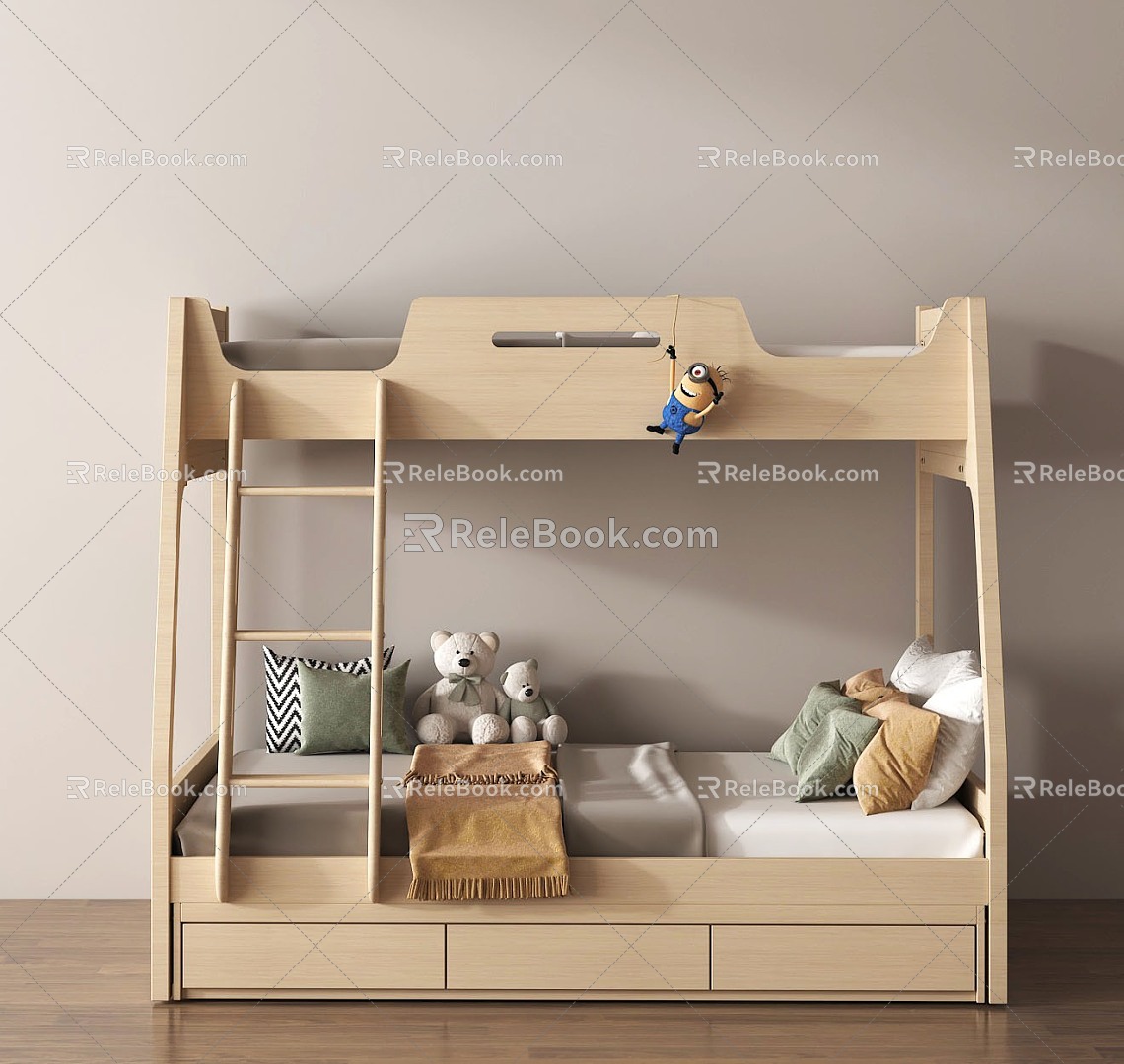 modern high-low bed bunk bed bunk bed bunk bed model