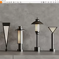Modern Outdoor Lights With Various Metal Designs And Unique Lamp Shades