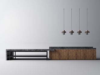 Modern Bar 3d model