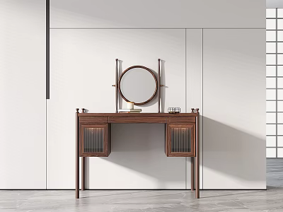 New Chinese Dresser Makeup Table 3d model