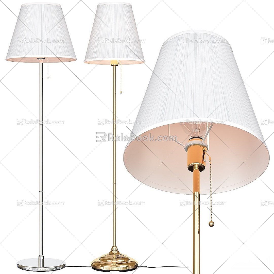 Light Luxury Floor Lamp 3d model