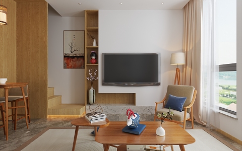 Japanese Apartment 3d model