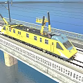 High-speed rail comprehensive maintenance vehicle 3d model