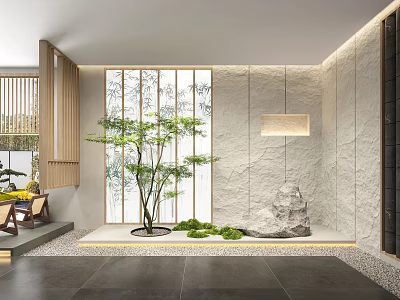 indoor landscape sketch plant indoor landscape indoor landscape bryophytes 3d model