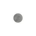 Gray Spherical Component With Textured Surface Against Gray Wall Background