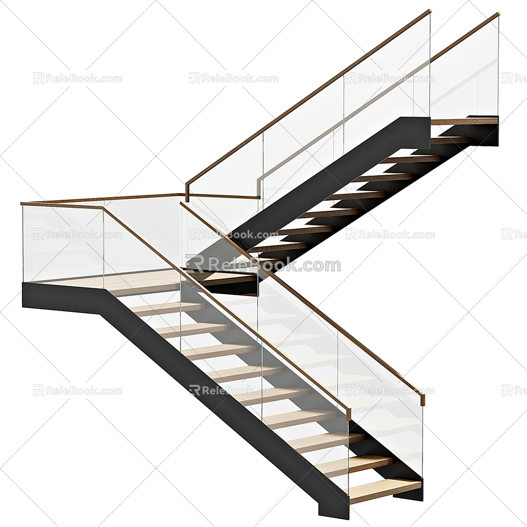 Modern Stairs 3d model