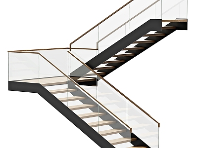 Modern Stairs 3d model