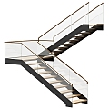 Modern Stairs 3d model