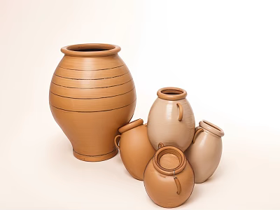 Ceramic Utensils 3d model