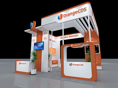 Modern Exhibition Booth Exhibition Hall Exhibition Temporary Exhibition Expo 3d model