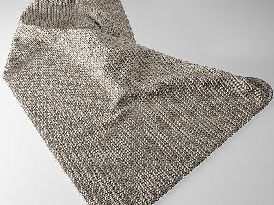 Carpet fabric sheets linen 3d model