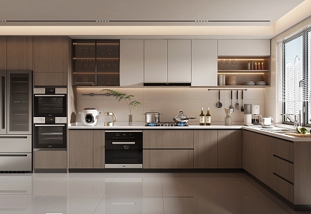 Modern Kitchen 3d model