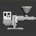 NF600 ECO LINE Industrial Machine With Conical Hopper Control Panel And Metal Structure