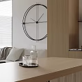 Modern Living Dining Room Interior With Wooden Elements White Sofa And Glass Coffee Table