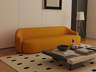 Three-seat sofa model