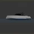 Modern White Luxury Yacht With Stylish Deck Design And Smooth Exterior Lines
