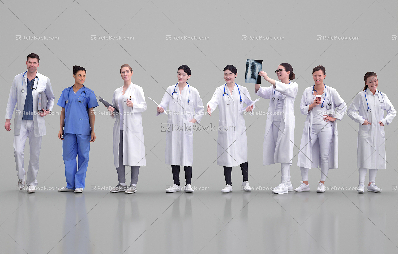 The Modern Multiplayer Doctor 3d model