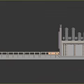 Industrial Processing Equipment With Conveyor Belt System And Metal Heating Elements