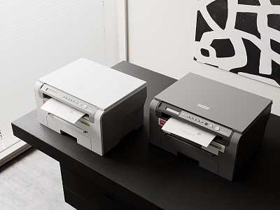 Modern Printers 3d model