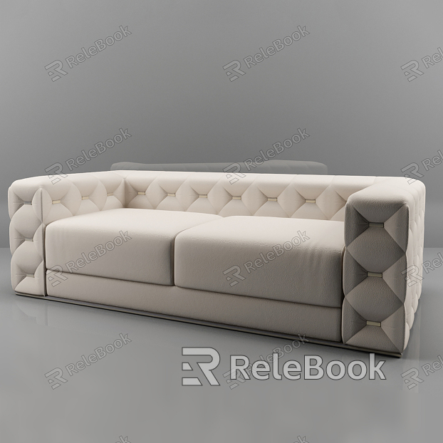 modern double sofa sofa model