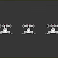 Advanced White And Red Drone Weapon Systems With Mechanical Arms And Gun Barrels