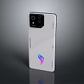 White Republic of Gamers Gaming Laptop With RGB Logo And Sleek Back Design