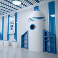 Science and Technology Reading Corner 3d model