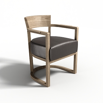 Modern Sofa Chair Simple Fashion Single Chair 3d model