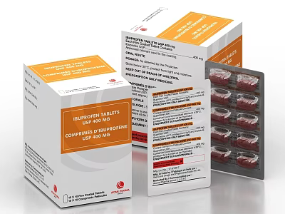 Bupropion Tablets USP 150 mg Medical Device Packaging with Blister Packs and Boxes 3d model