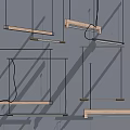 Modern Pendant Lights With Wooden And Metal Frames For Contemporary Spaces