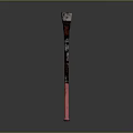 High Quality Pickaxe With Metal Head Wooden Handle And Pink Bottom