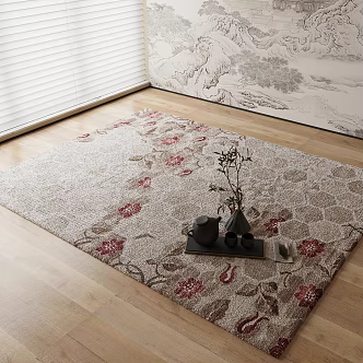 New Chinese Carpet 3d model