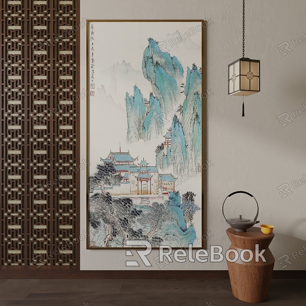 New Chinese Decorative Painting model