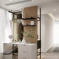 Modern Elegant Walk in Closet Interior Design With Hanging Clothes Drawers And Shoes