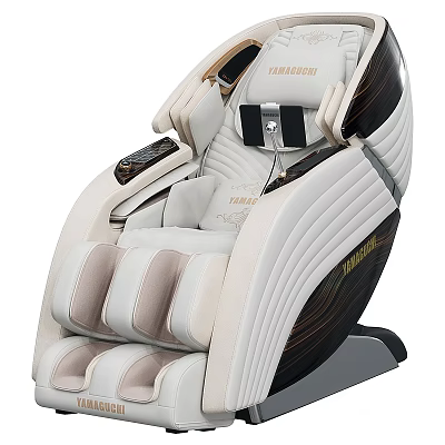 Luxury Modern Massage Chair With Leather Upholstery And Advanced Massage Functions 3d model
