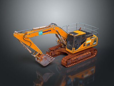 Shovel, shovel, shovel, excavator, excavator, large excavator, mining excavator, mining excavator, mining machine 3d model