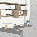 Modern Table Lamp Table Lamp Jewelry Combination 3d model