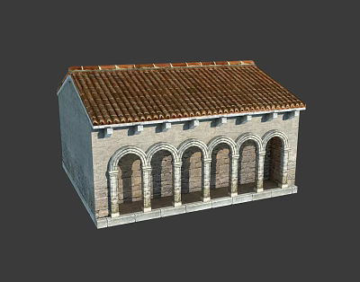 European architecture 3d model