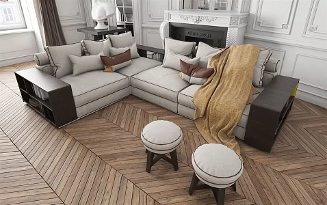 Modern Combination Sofa 3d model