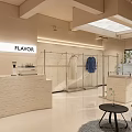 Modern Clothing Store Interior Featuring Hanging Clothes Mannequin Bright Lighting And Light Walls