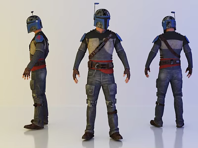 Modern Game Character Star Wars Character 3d model