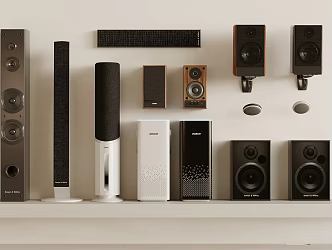 Modern Audio Home Theater 3d model