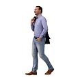 modern man male figure standing 3d model