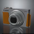 Canon G9 X Digital Camera With Compact Design And Orange Silver Finish