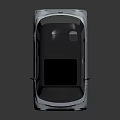 Elderly Friendly Compact Electric Car With Black Roof And Yellow Wheels