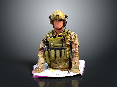 Military Uniform, Camouflage Uniform, Special Force Clothing, Special Force Clothing, Soldier Clothing, Soldier Equipment, Soldier Clothing 3d model