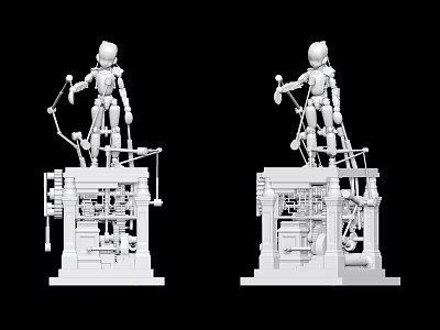 modern robot robot 3d model modern robot robot 3d model