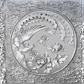Chinese-style openwork window phoenix window flower 3d model